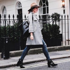 Topshop Gray Women's Coat